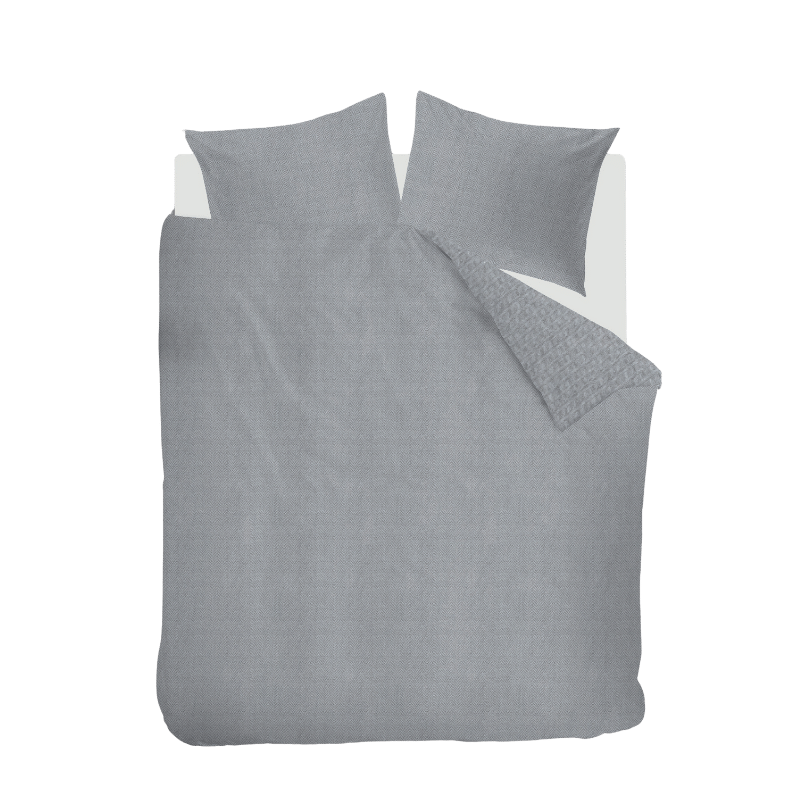 Auping Flannel Grey | dekbedovertrek